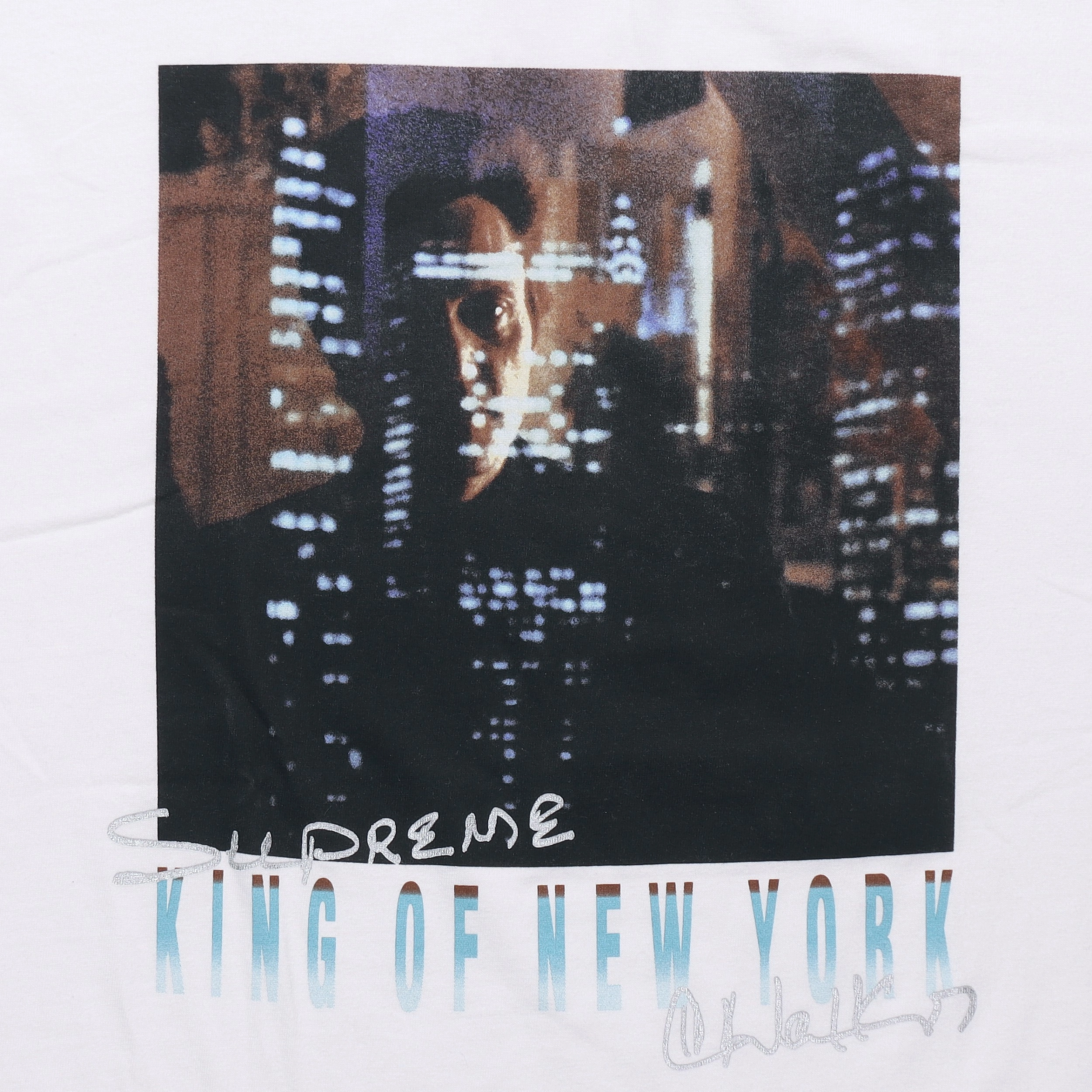 Supreme SS19 Christopher Walken King Of New York Tee White T