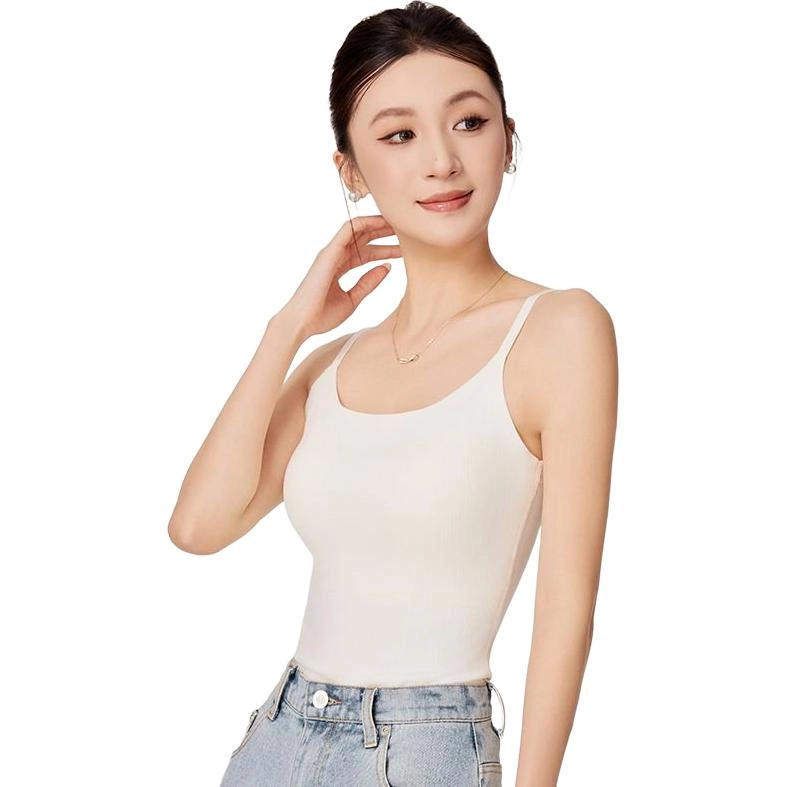 品彩 无痕亲肤无钢圈免穿文胸不跑杯吊带 女款