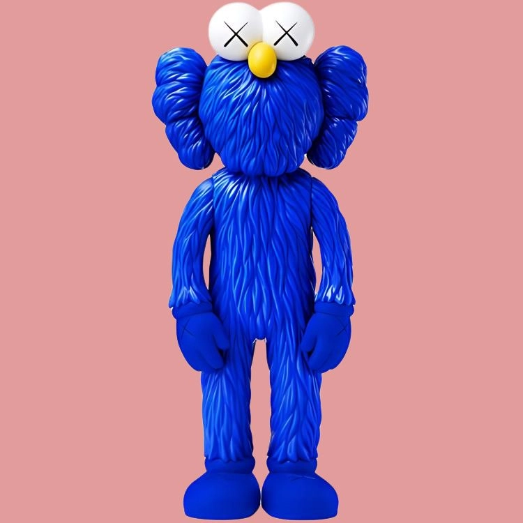KAWS KAWS BFF Open Edition Vinyl Figure Blue 33cm