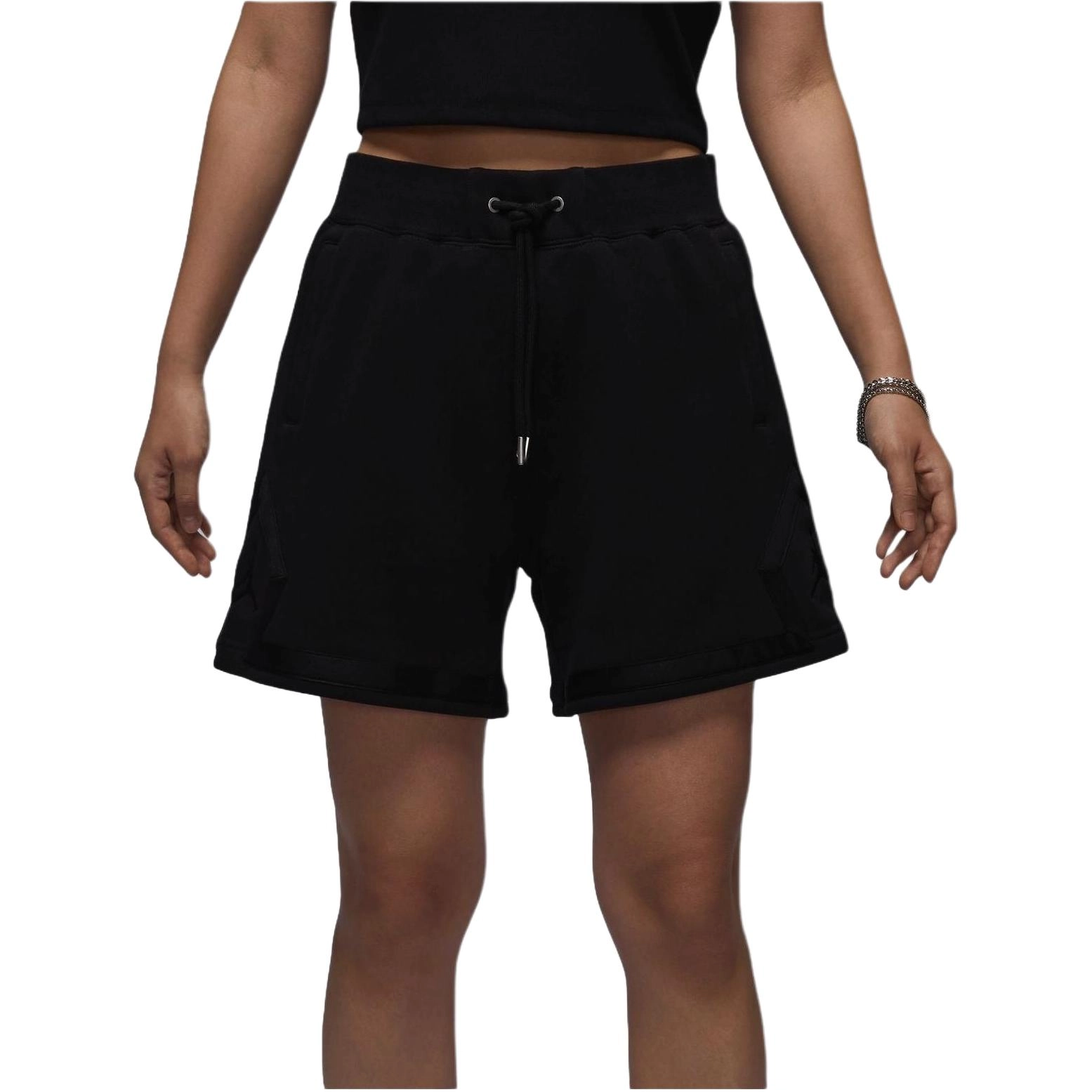 Jordan As W J Flt Flc Dmnd Short 24 logo