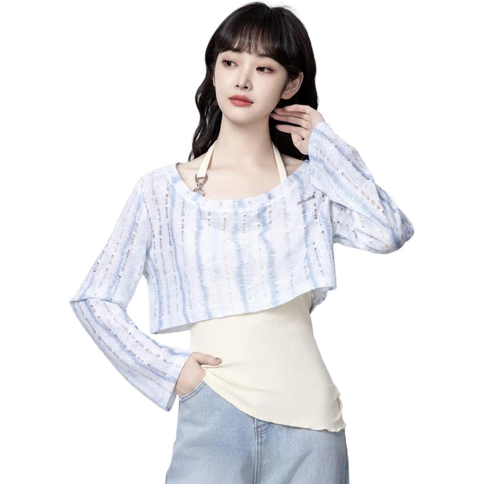 木清清 舒适休闲百搭吊带 女款 蓝色