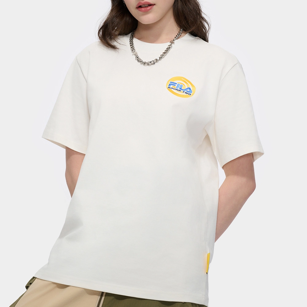 FILA FUSION x ROUND TWO SS25 LogoT -WT