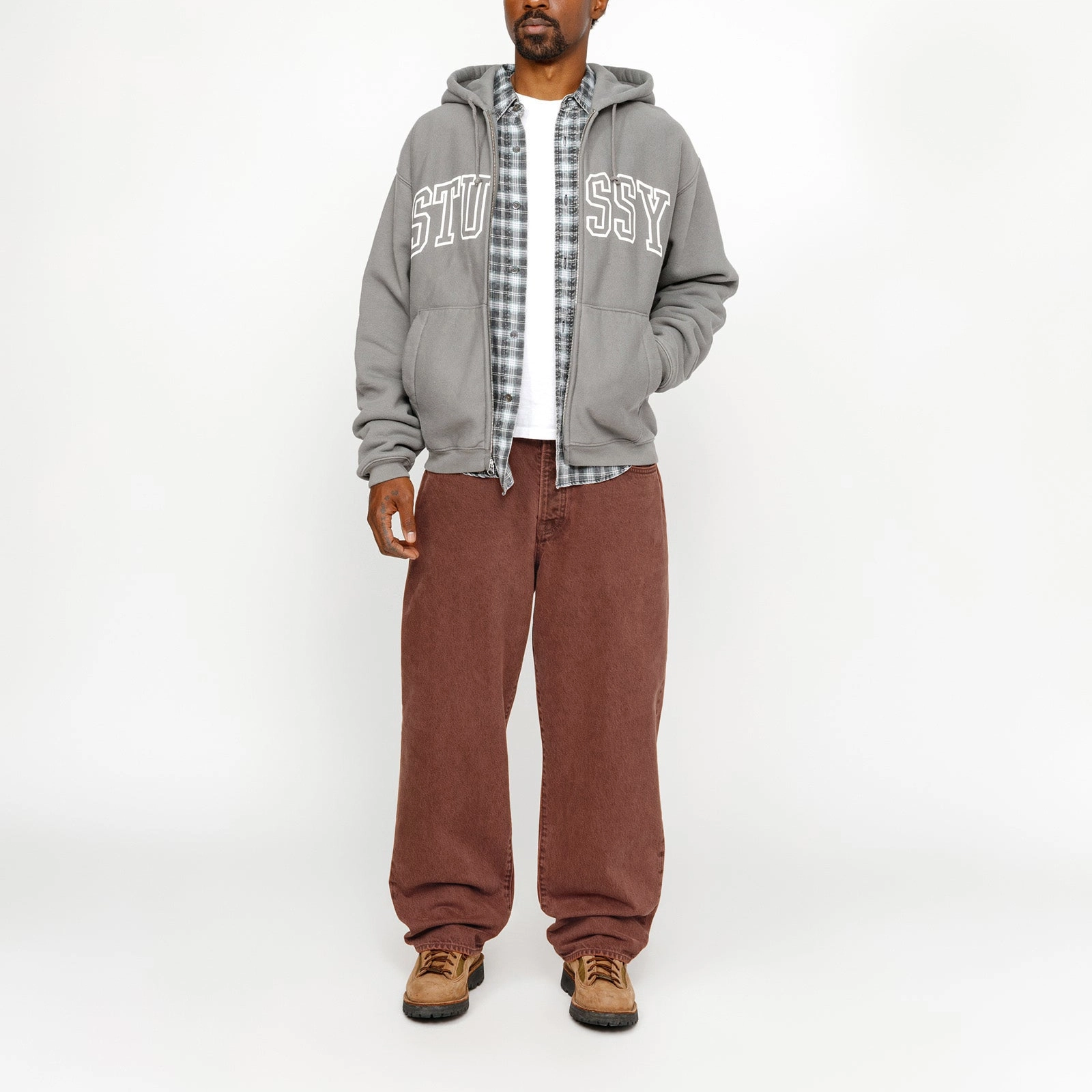 Stussy SS24 OUTLINE ZIP HOODIE