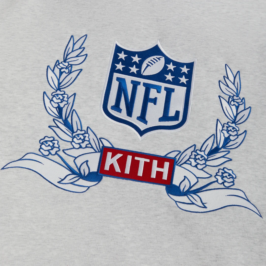KITH x NFL FW23 Giants Laurel Hoodie LOGO