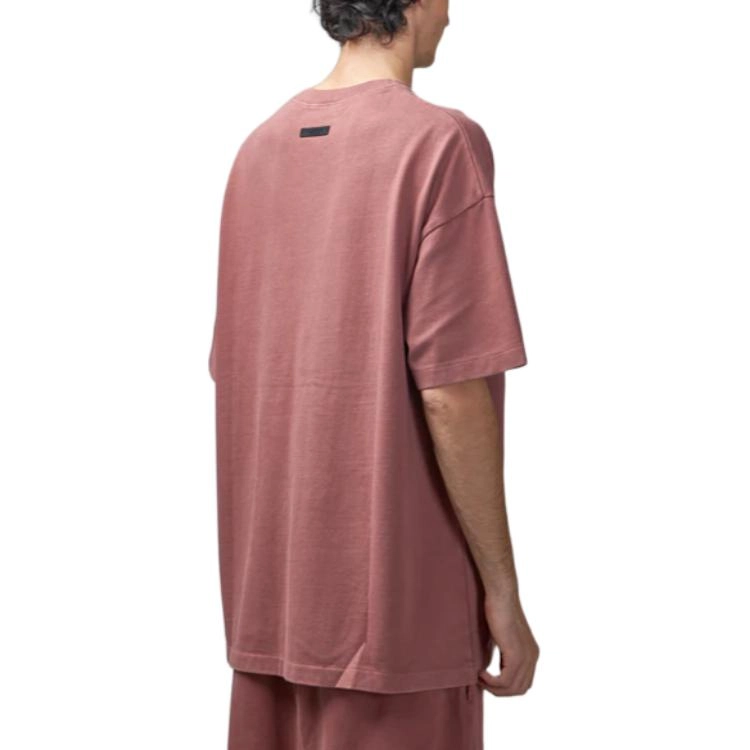 Fear of God Essentials Heavy Crewneck T Crimson