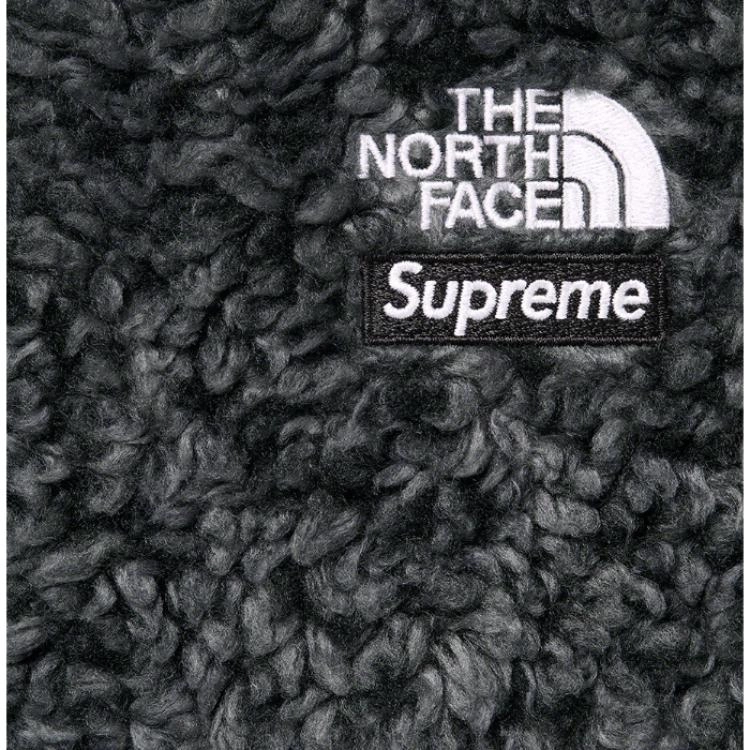 Supreme SS23 x The North Face HIGH PILE FLEECE LS TOP Logo