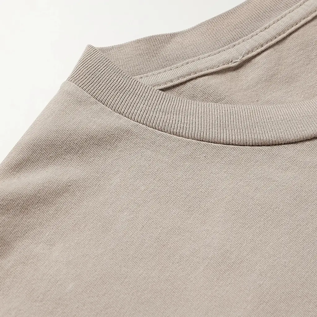 Fear of God Logo-Flocked Cotton-Jersey T-shirt Grey T
