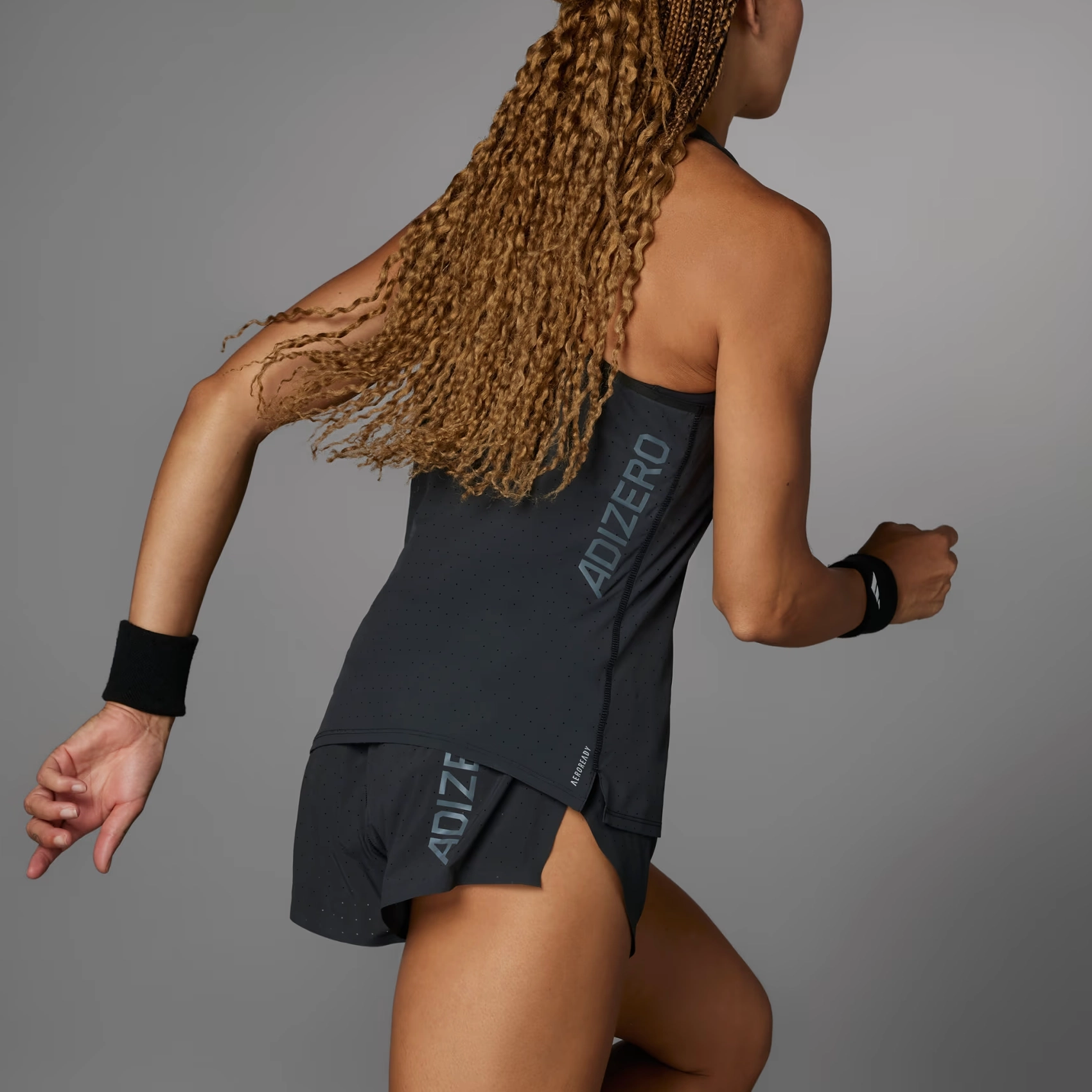 adidas ADIZERO RUNNING SPLIT SHORTS Logo