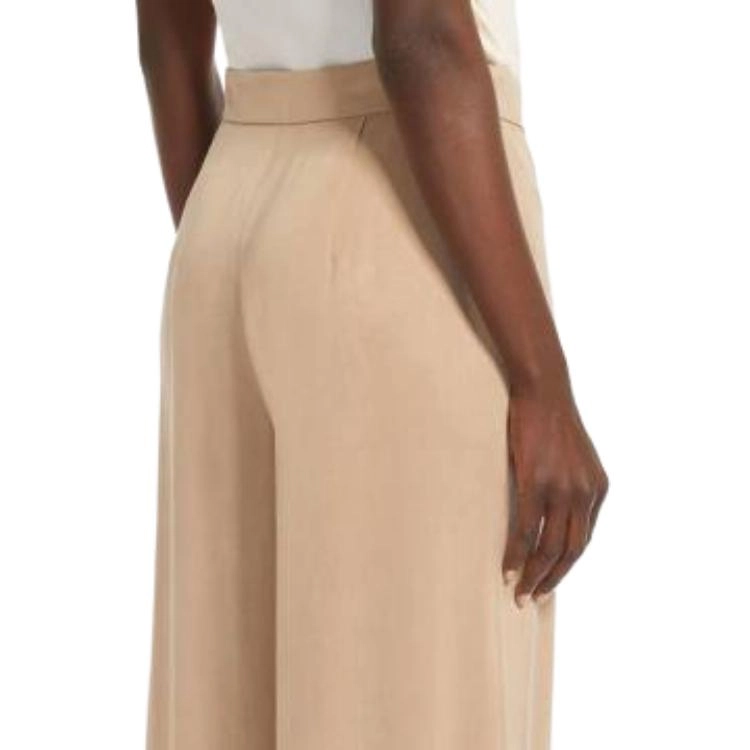 MaxMara studio Gardena Flowing Satin Trousers
