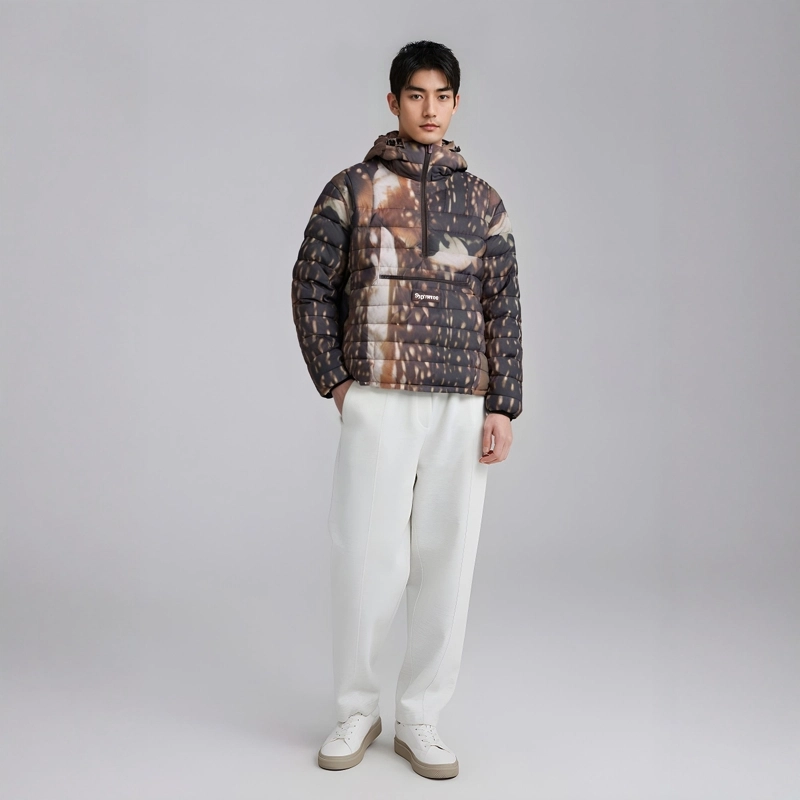 Supreme FW23 WEEK7 MICRO DOWN HALF ZIP HOODED PULLOVER