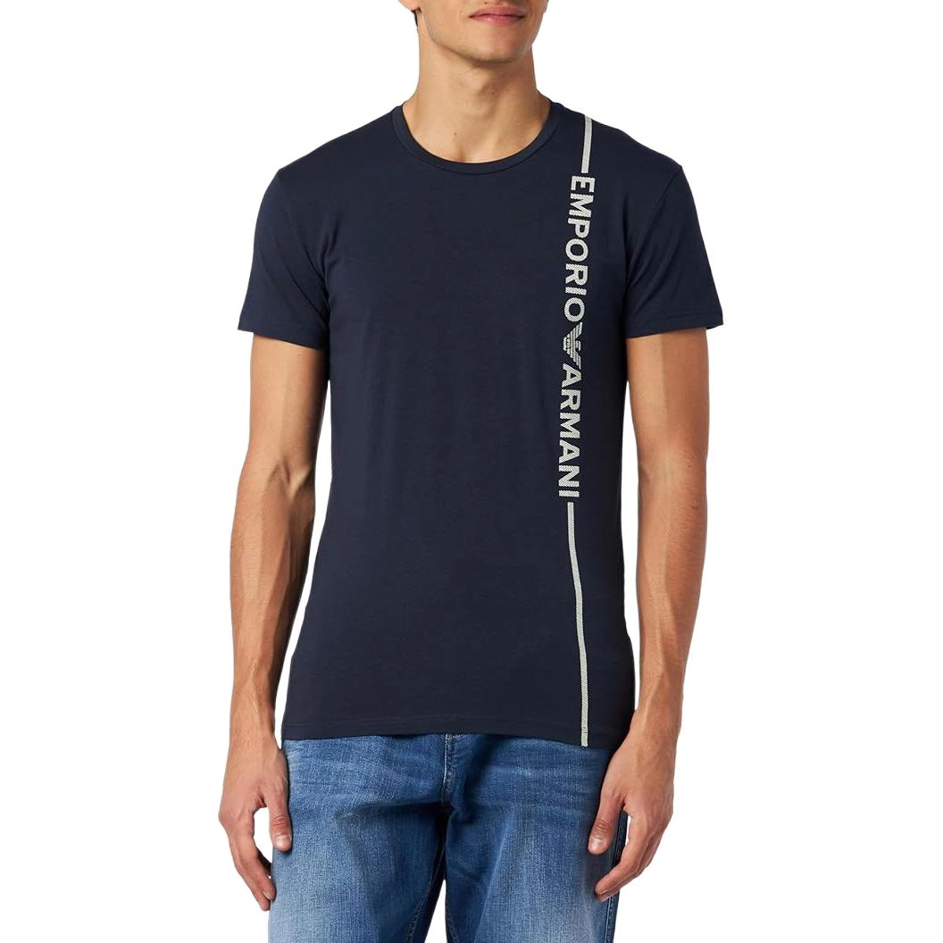 EMPORIO ARMANI Armani Sustainability Values Side Logo Slim-Fit Organic-Cotton Underwear T-Shirt T