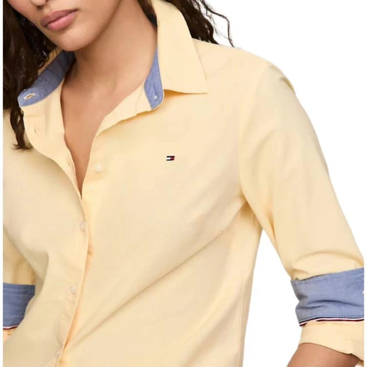 Tommy Hilfiger Regular Fit Stretch Oxford Shirt Logo