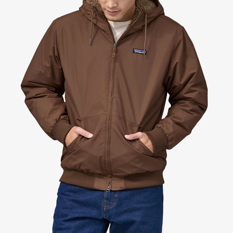 patagonia Lined Isthmus Hoody Logo