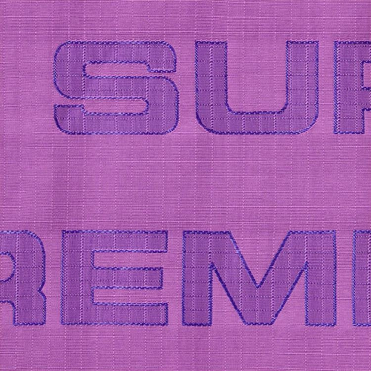 Supreme Week 1 Logo Ripstop Hooded Track Jacket Logo