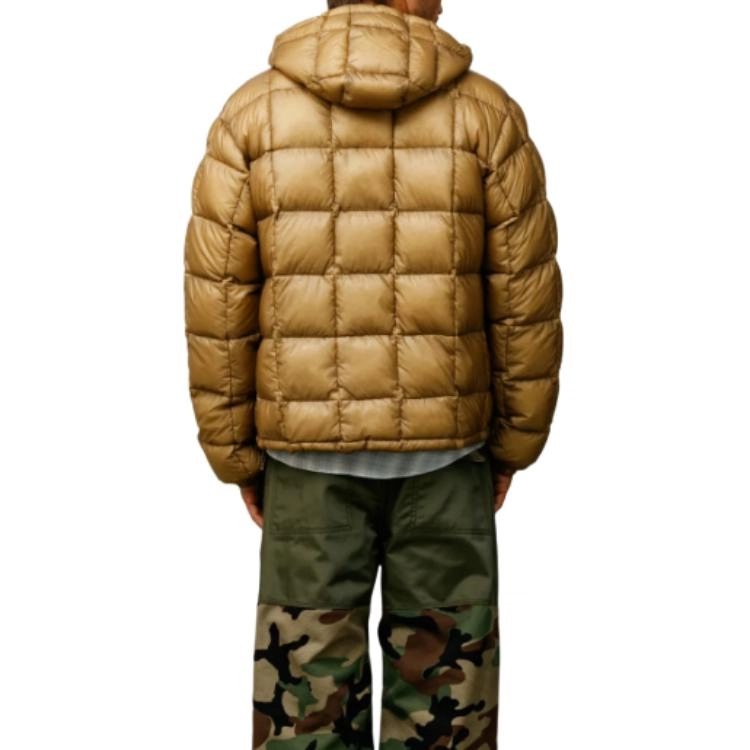 Stussy FW25 FW25 MIDWEIGHT HOODED PUFFER logo