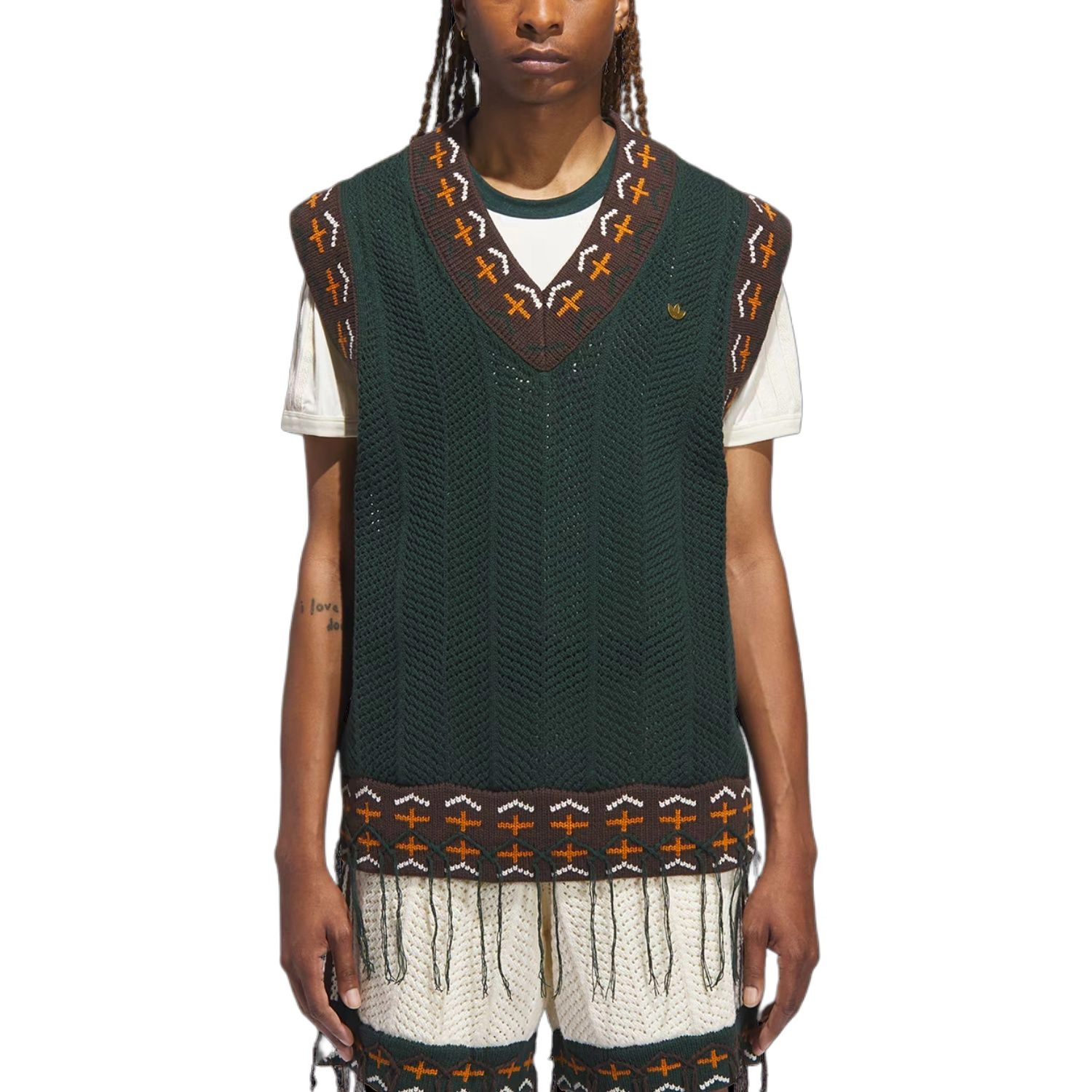 adidas originals x CLOT CROCHET VEST BY EDISON CHEN