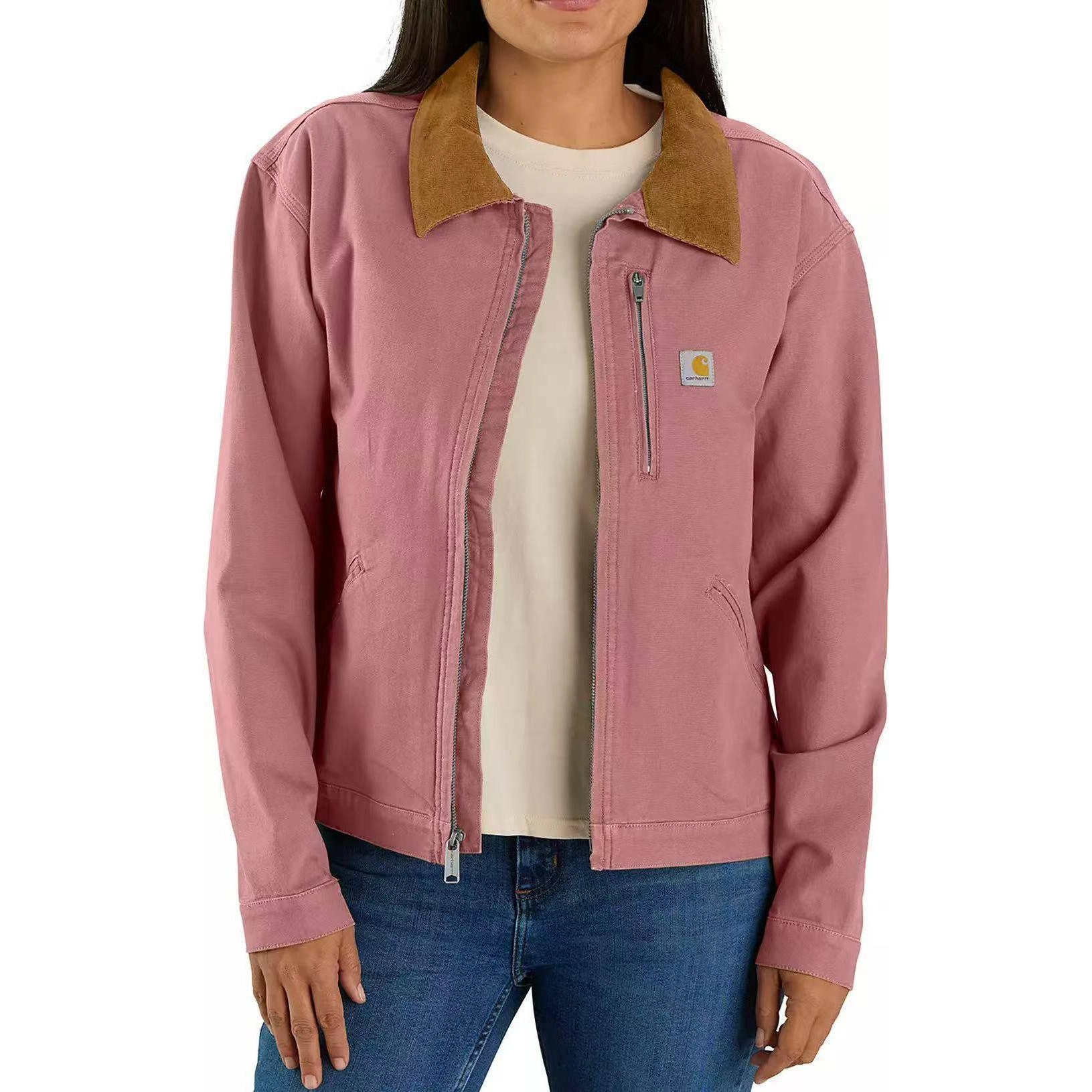 Carhartt 106208 WOMEN'S RUGGED FLEX CANVAS DETROIT JACKET LOOSE FIT
