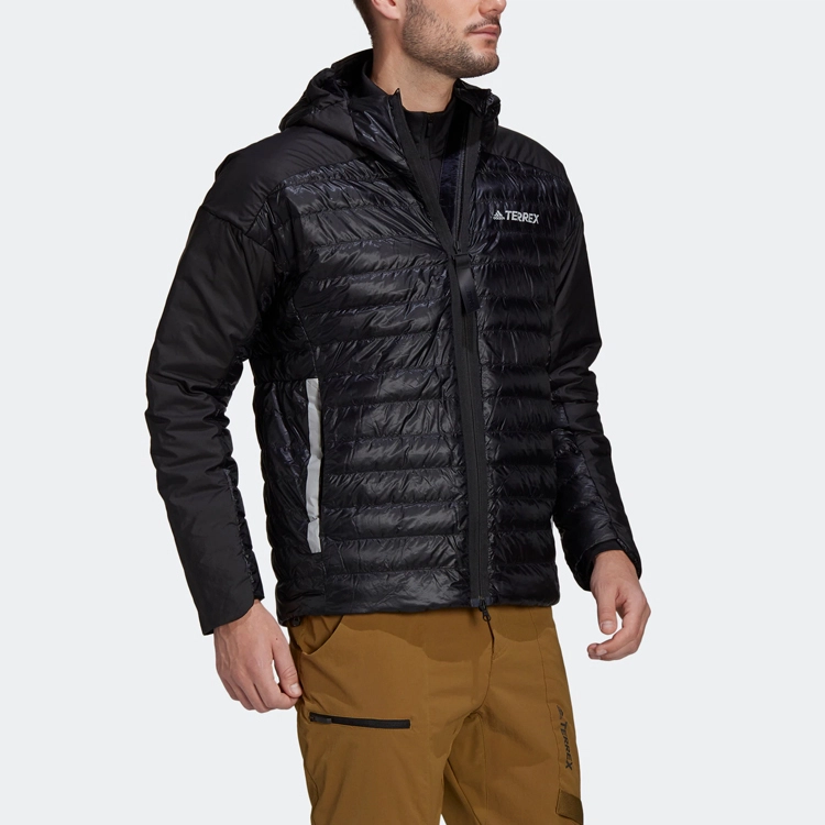 adidas Myshelter Down Hooded Jacket Logo