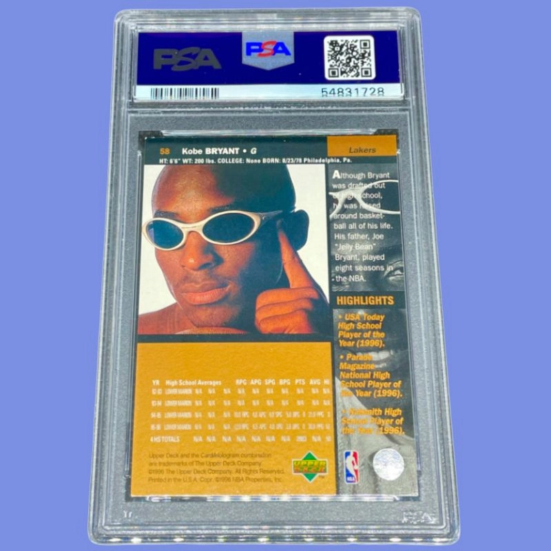 UPPER DECK 1996-97 Upper Deck PSA8