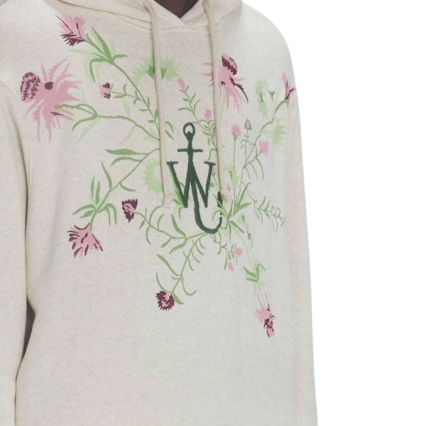 JW Anderson Embroidered Hoodie - Pol Anglada Artwork