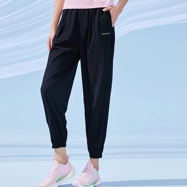 乔丹 纯色收口防晒运动裤 女款