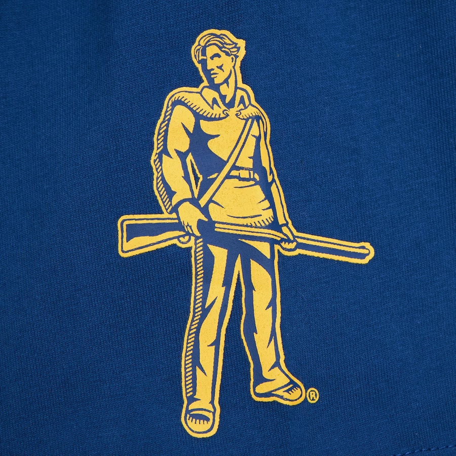 Mitchell Ness x NCAA West Virginia Mountaineers Jacquard Ringer T
