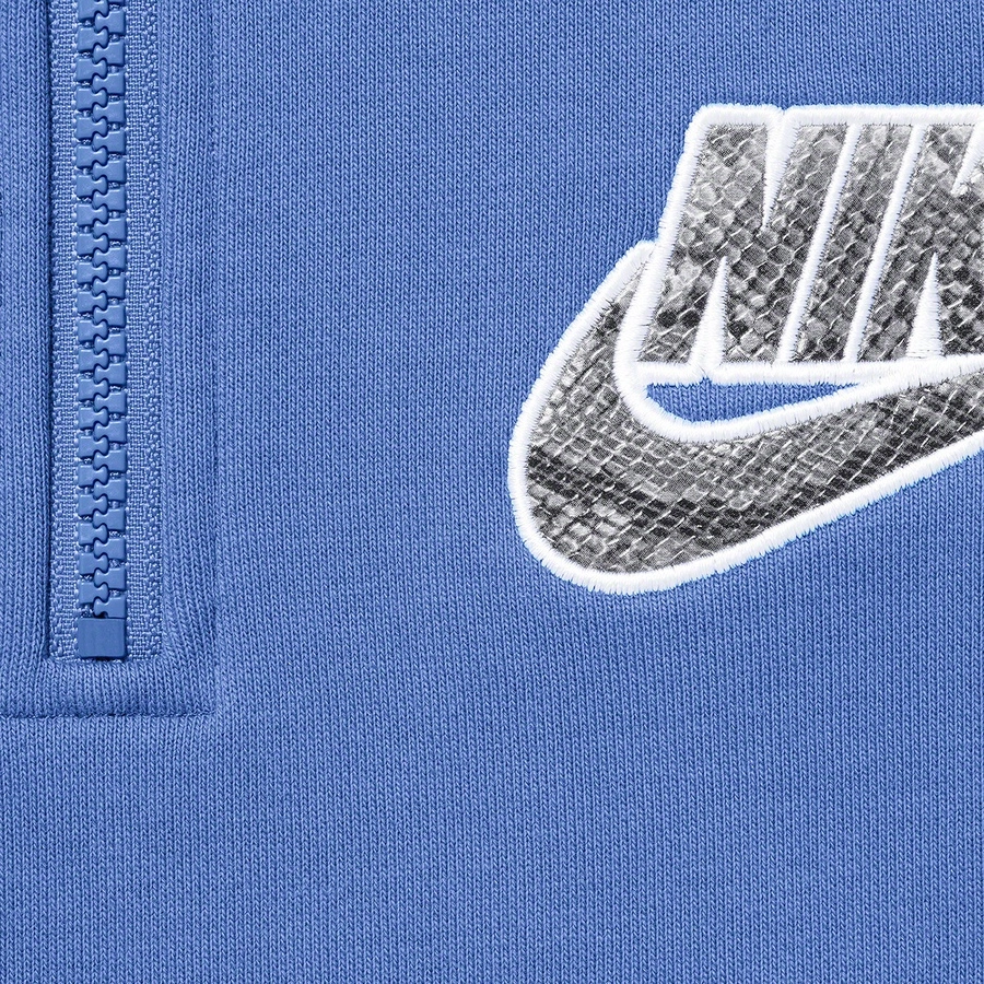Supreme SS21 Week 3 x Nike Half Zip Hooded Sweatshirt Logo
