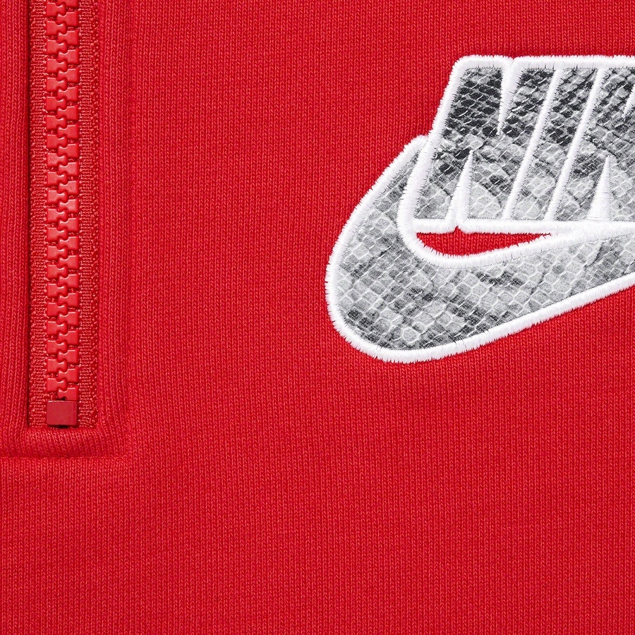 Supreme SS21 Week 3 x Nike Half Zip Hooded Sweatshirt Logo