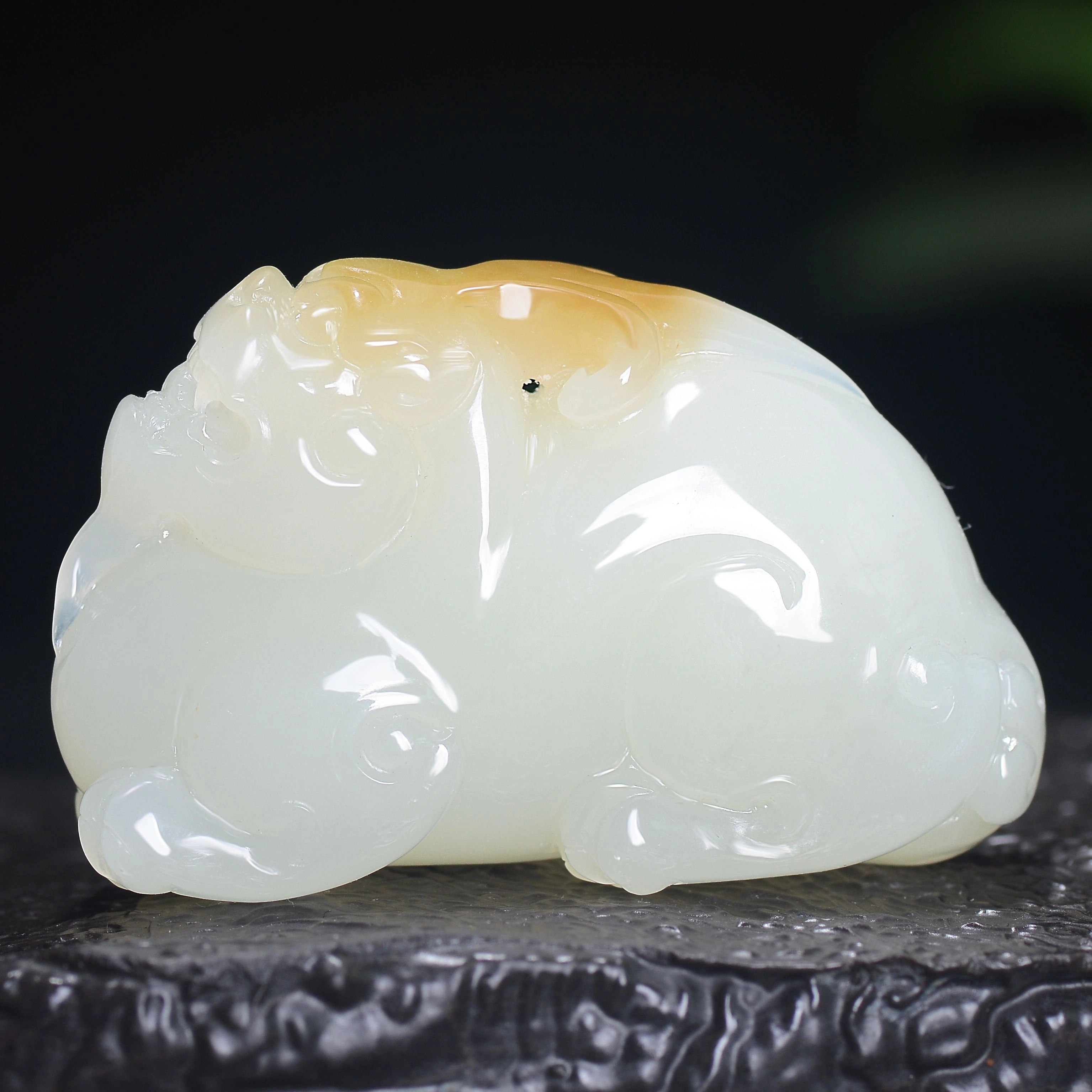 匠心琢玉 仿古貔貅 国潮瑞兽 新中式 和田玉 吊坠 男款 白玉