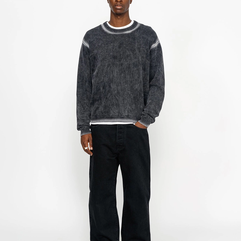 Stussy FW24 FADED COTTON KNIT CREW