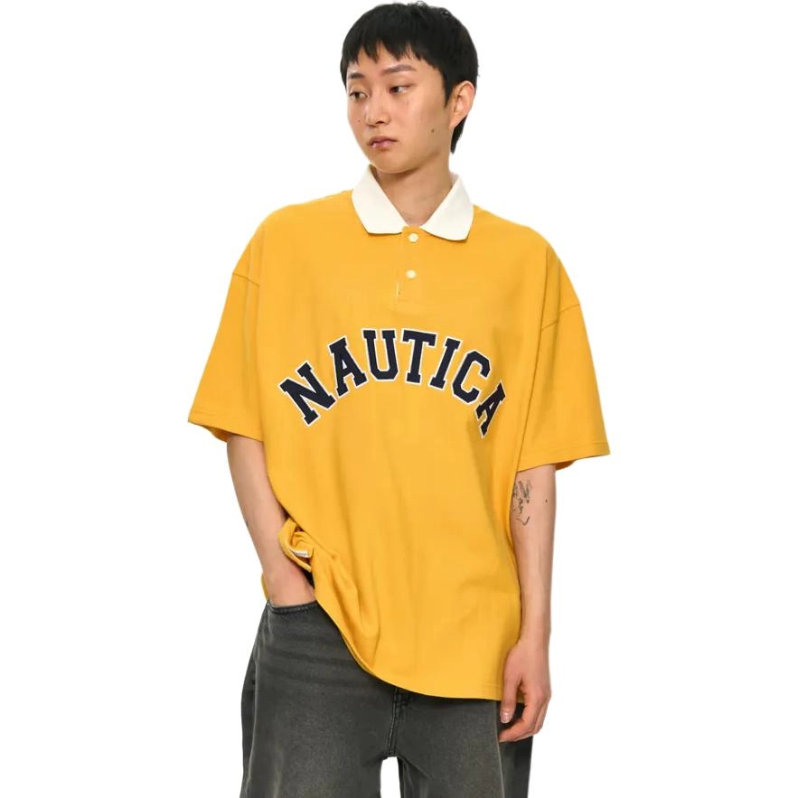 nautica white sail Polo