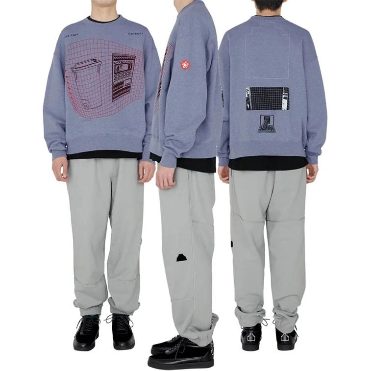 Cav Empt FW22 Waste Grid Crew Neck