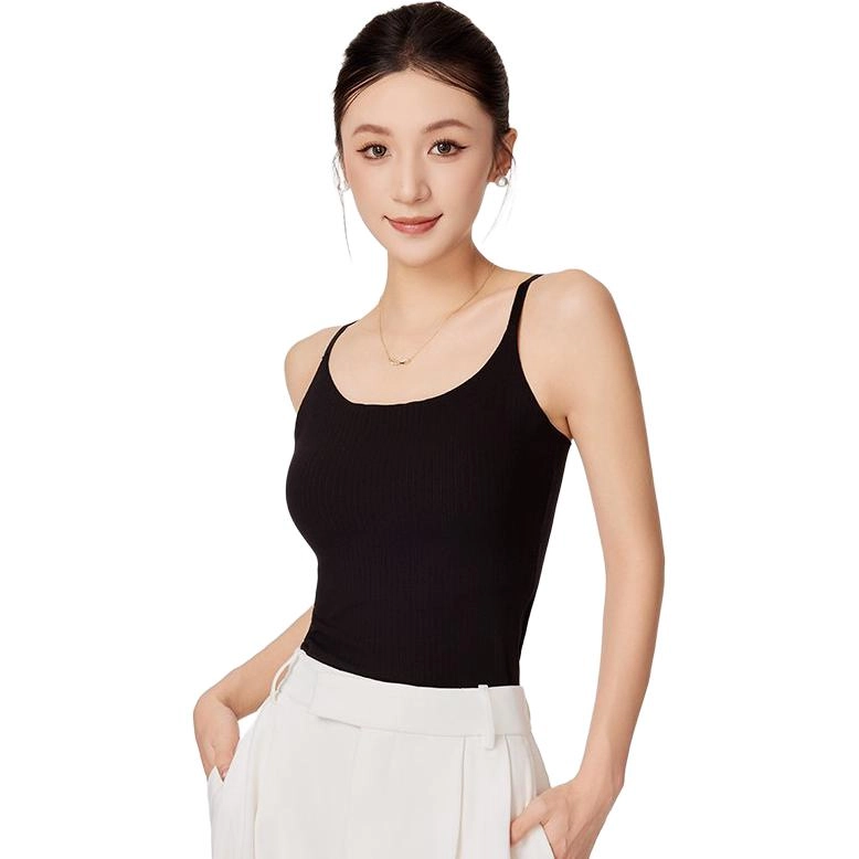 品彩 无痕亲肤无钢圈免穿文胸不跑杯吊带 女款