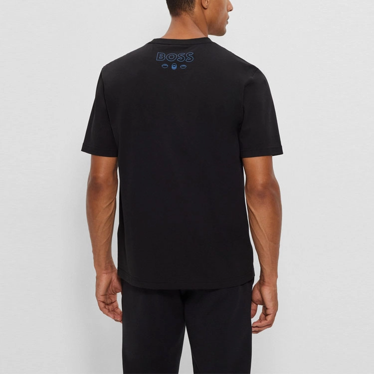 HUGO BOSS NFL Stretch-Cotton T-Shirt With Collaborative Branding T