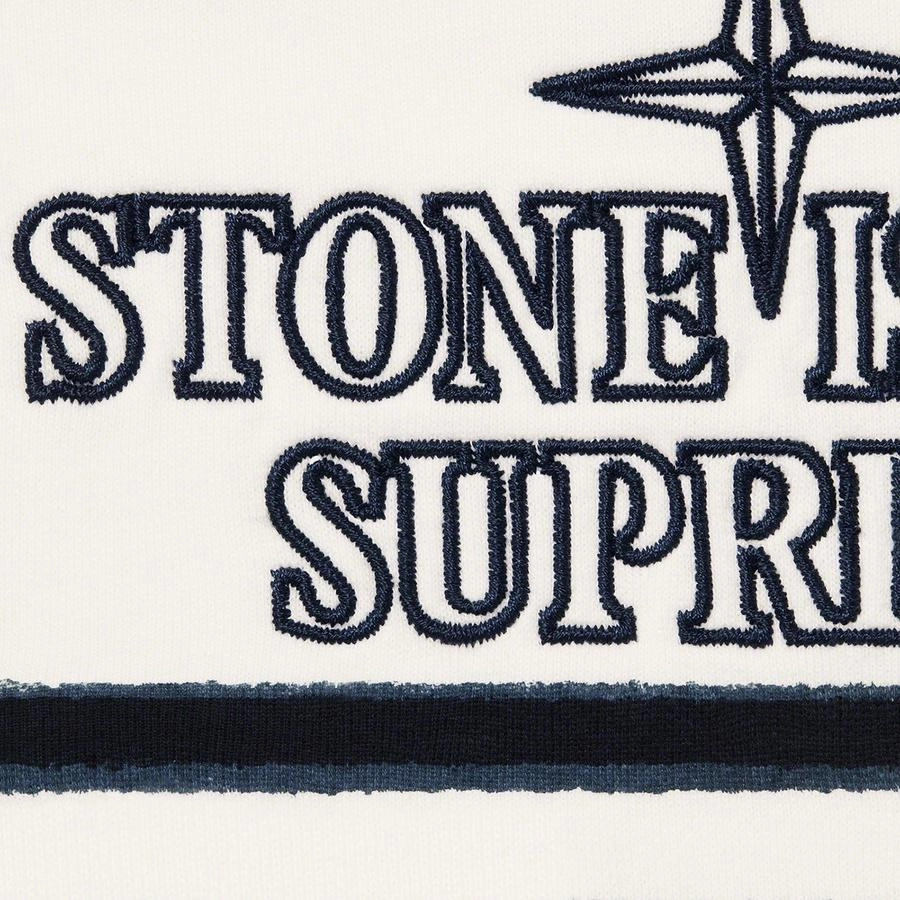 Supreme x STONE ISLAND FW20 Week 13Warp Stripe Hooded Sweatshirt