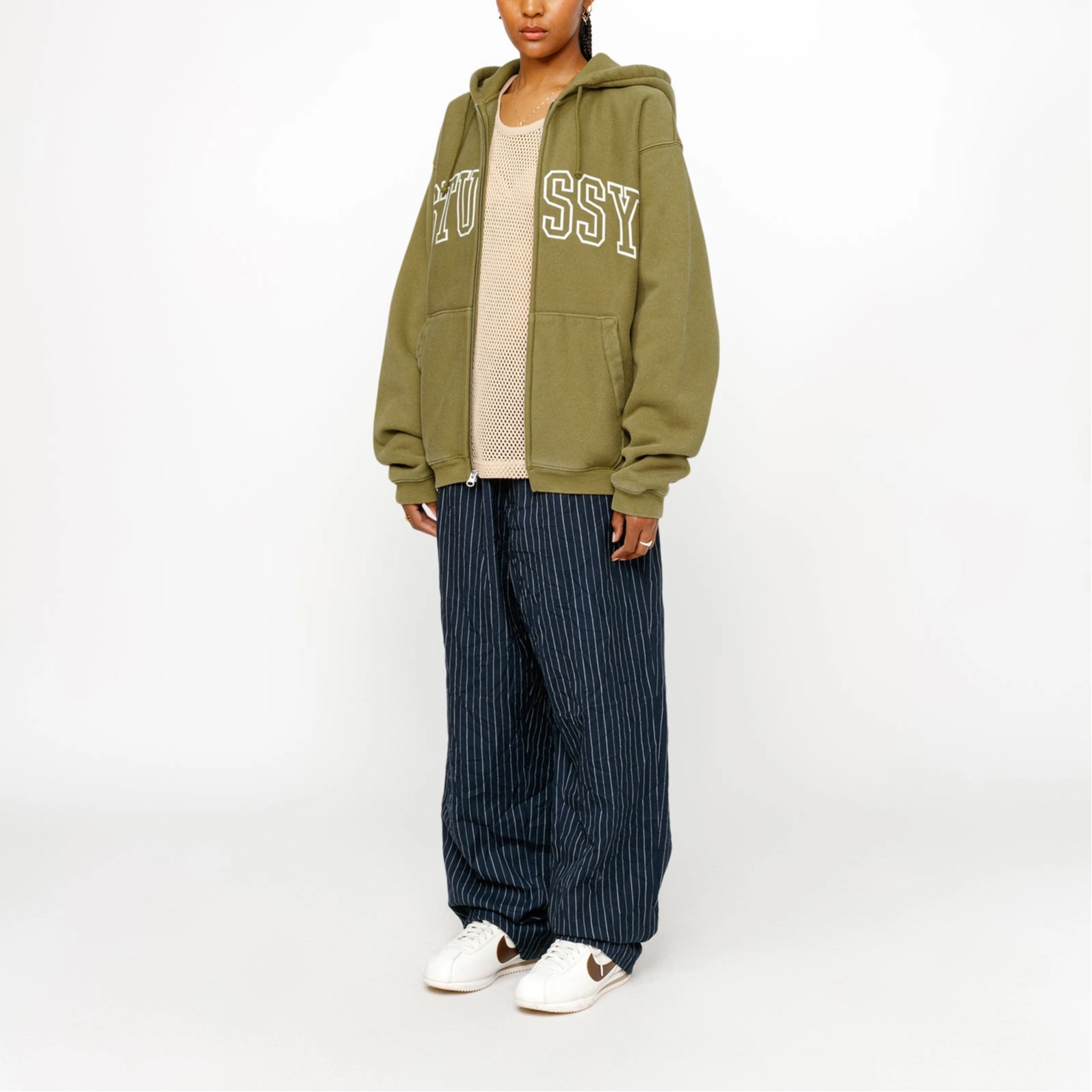 Stussy SS24 OUTLINE ZIP HOODIE