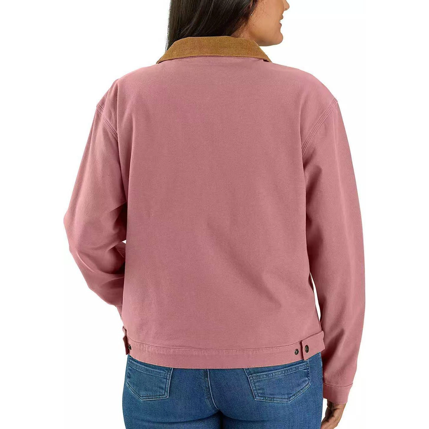 Carhartt 106208 WOMEN'S RUGGED FLEX CANVAS DETROIT JACKET LOOSE FIT