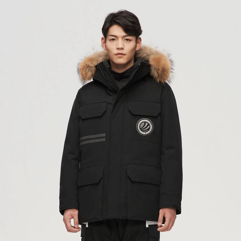 波司登 经典极寒系列 极寒户外工装防风鹅绒连帽羽绒服 男女同款