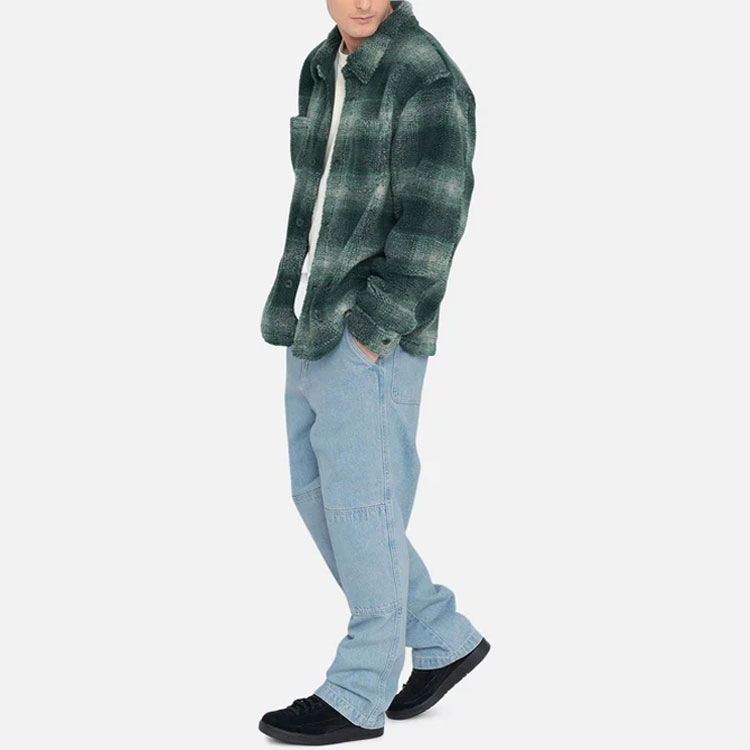 Stussy SS23 PLAID SHERPA SHIRT