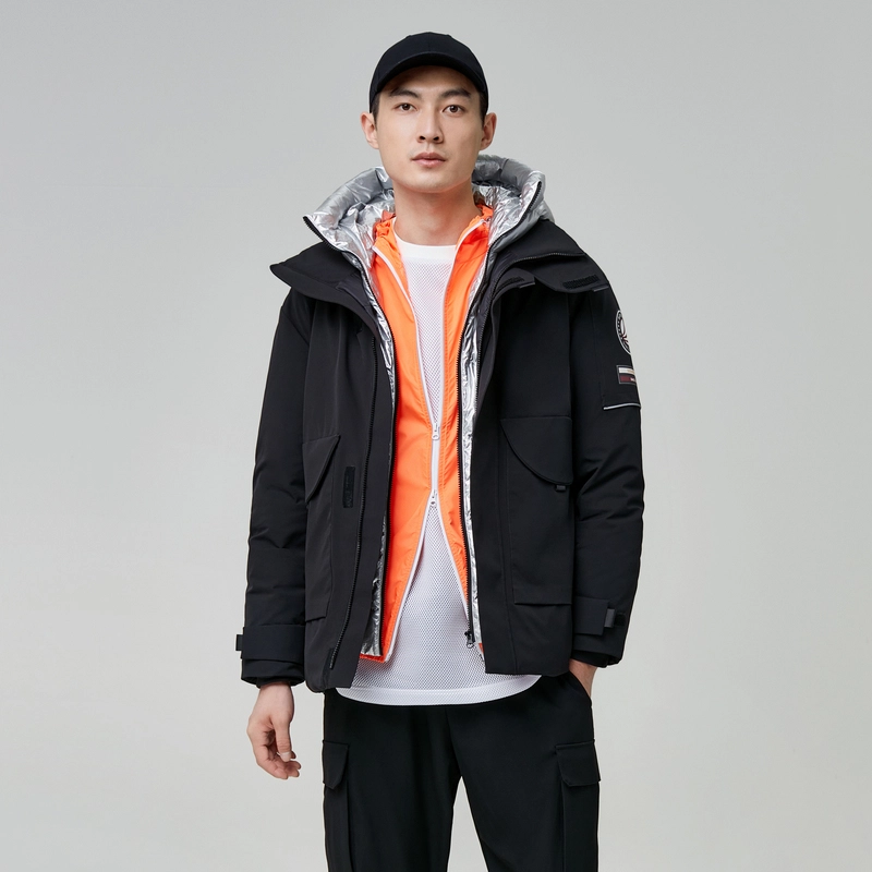 波司登 设计师款撞色可肩背鹅绒服 冬季 男款