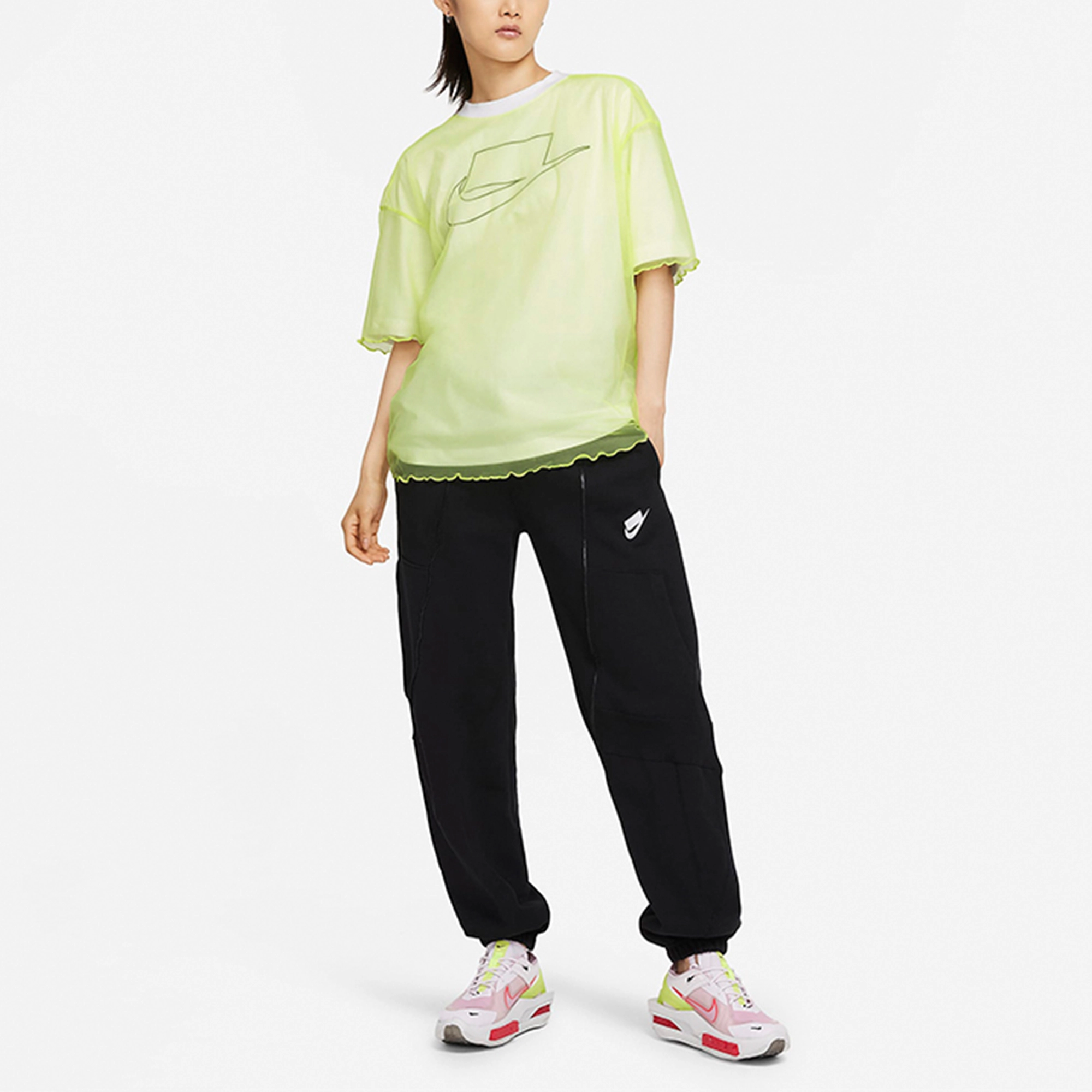 Nike As W Nsw Tulle Ss Top Nsw T