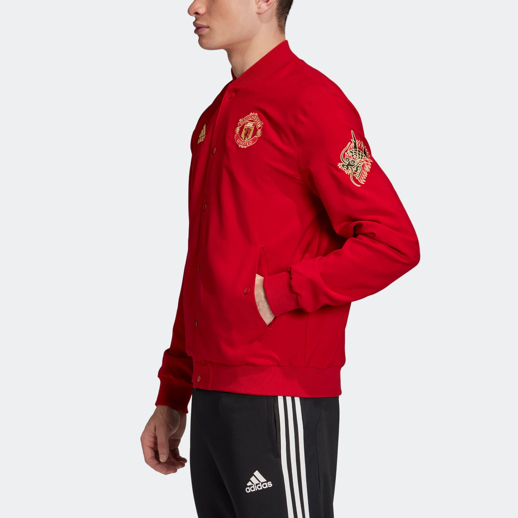 adidas CNY Mufc Cny Jacket Logo