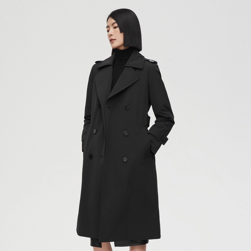 【波司登秀场款】波司登 排扣长袖风衣轻薄羽绒服 女款
