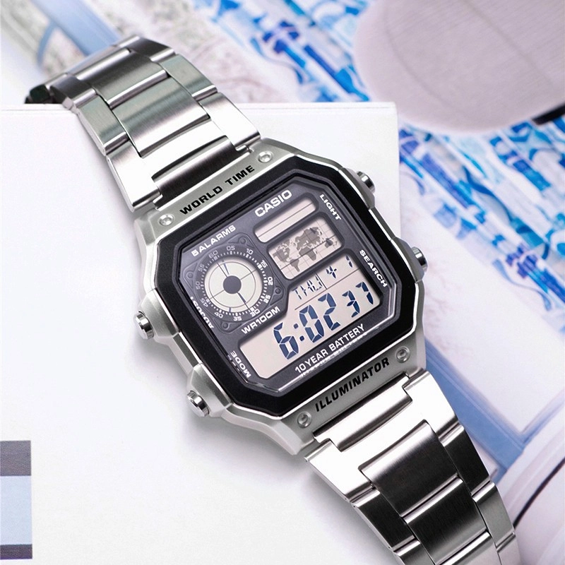 CASIO STANDARD AE-1200WHD-1A+ AE-1200WH-1A
