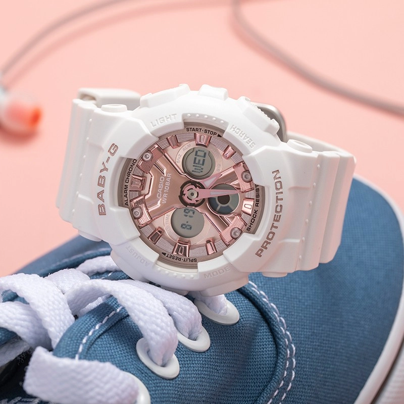 CASIO G-SHOCK BABY-G 100 AEQ-110W-1BBA-130-7A1PRL