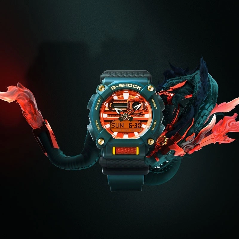 CASIO G-SHOCK Far East Pop GA-900DBR-3A