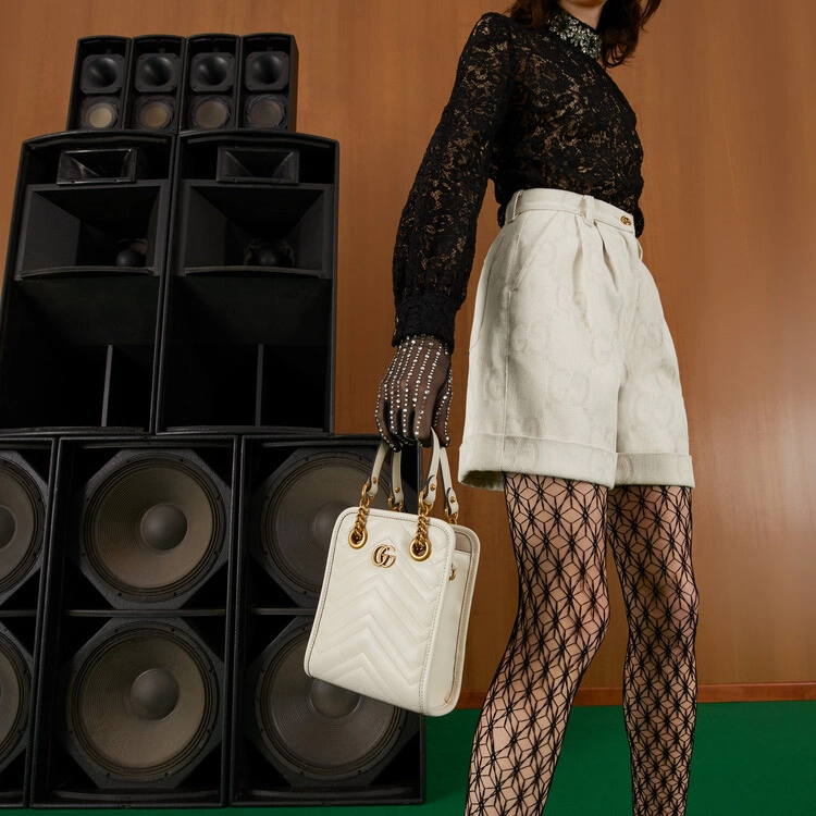 GUCCI Marmont Logo Tote