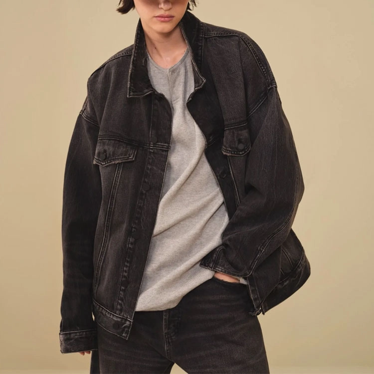 Fear of God Essentials Denim Jacket Black SS22