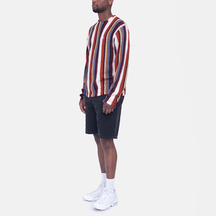 Stussy SS22 Vertical Striped Knit Crew
