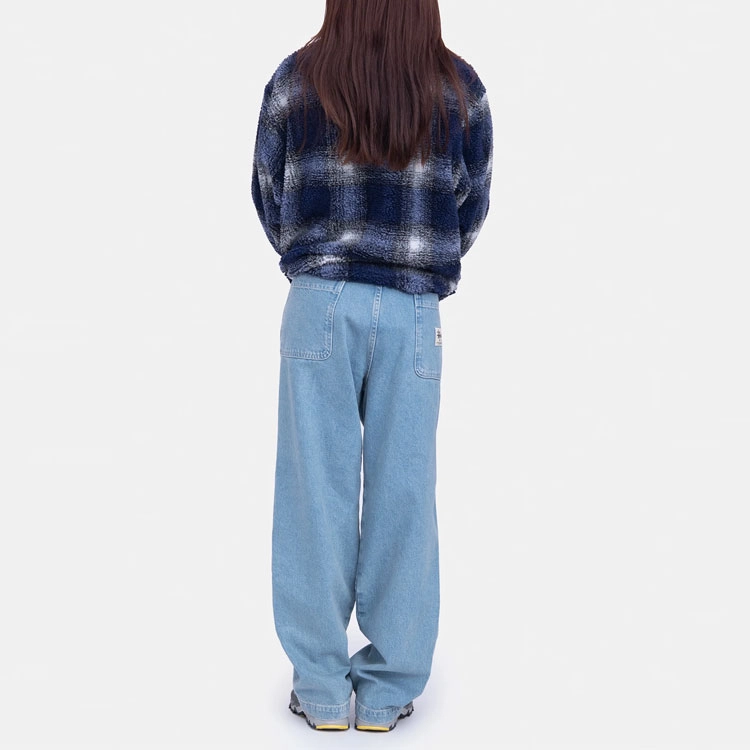 Stussy SS22 Shadow Plaid Sherpa Zip Shirt
